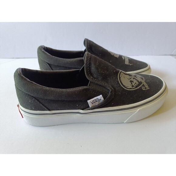 Vans Classic Slip On Shoes Women's Size 5 Black Lowtop - Picture 4 of 11